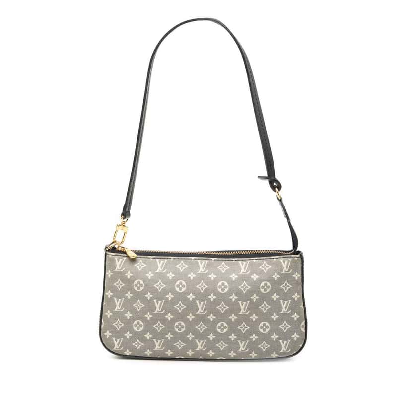 Louis Vuitton Monogram Idylle Pochette Accessories Grey Canvas Good condition - Front View