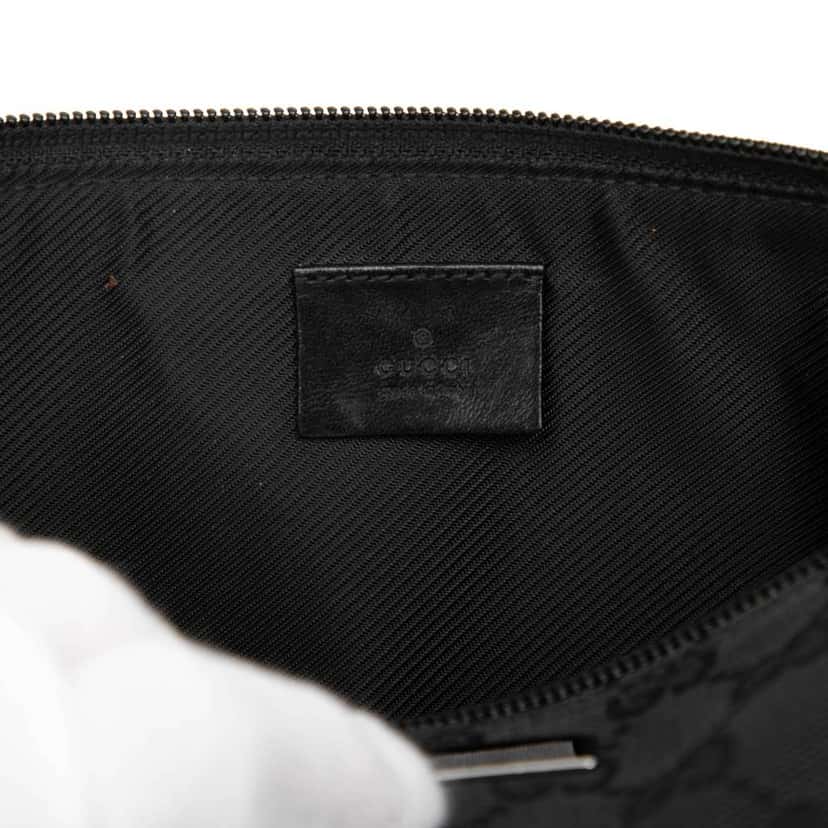 Gucci GG Canvas Boat Black Canvas Good condition - Box View