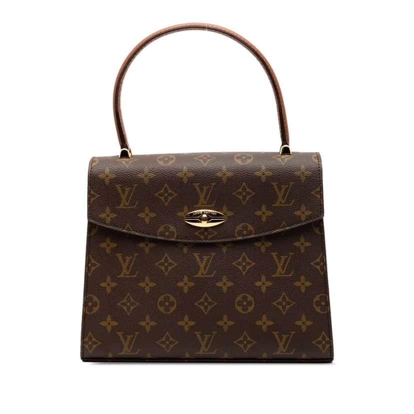 Louis Vuitton Monogram Malesherbes Brown Good condition - Front View