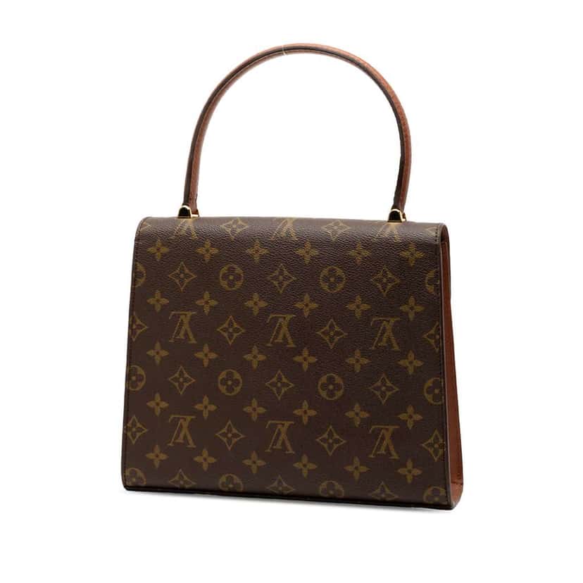 Louis Vuitton Monogram Malesherbes Brown Good condition - Back View