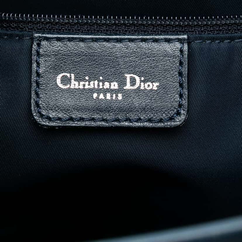 Dior Diorissimo Trotter Canvas Tote Blue Canvas Very good condition - Box View