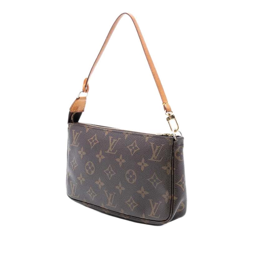 Louis Vuitton Monogram Pochette Accessoires Brown Very good condition - Back View
