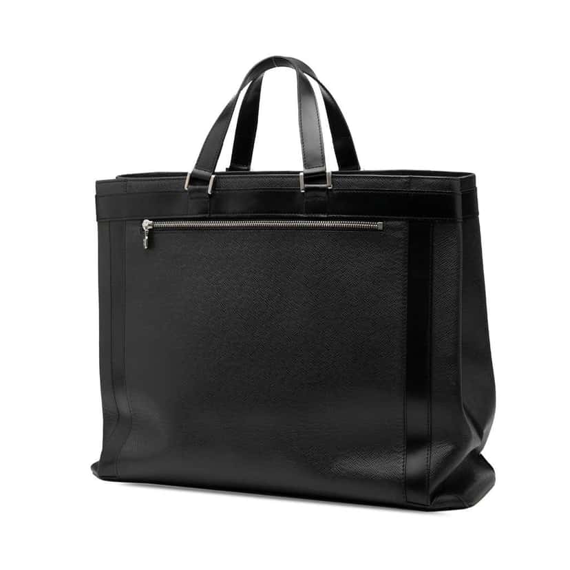 Louis Vuitton Taiga Kasbek GM Black Leather Good condition - Back View