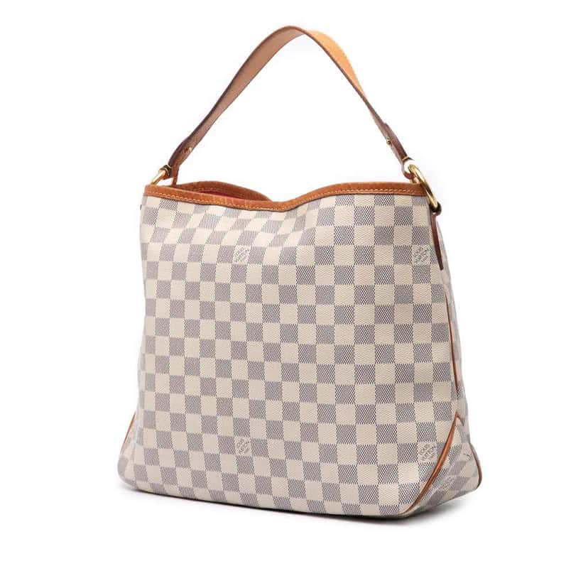 Louis Vuitton Damier Azur Delightful PM White Good condition - Back View