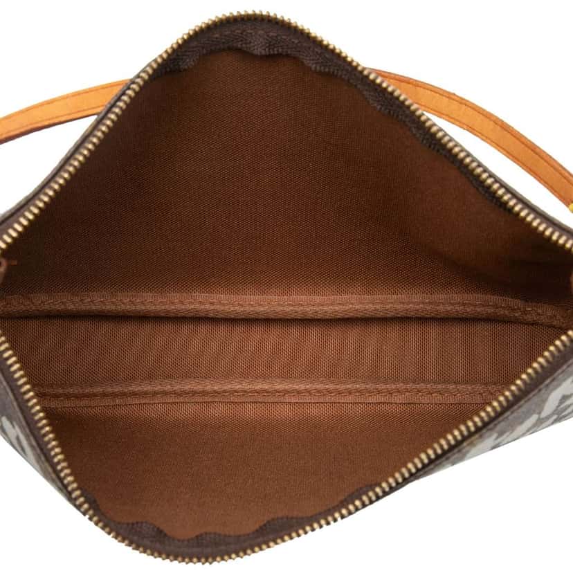 Louis Vuitton Stephen Sprouse Monogram Graffiti Pochette Accessoires Brown Good condition - Model View