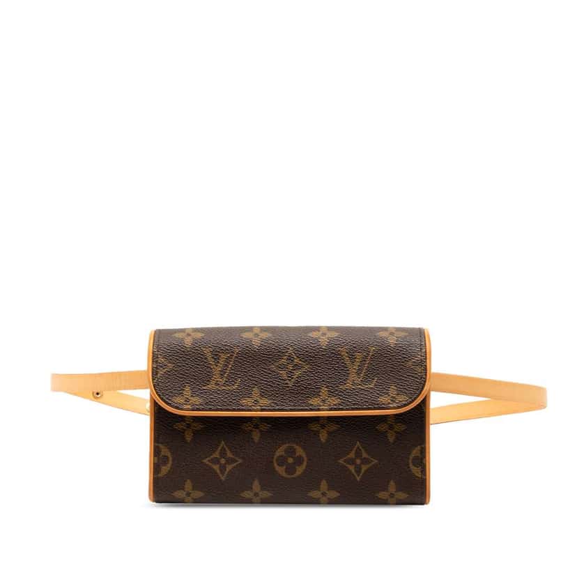 Louis Vuitton Monogram Pochette Florentine Brown Very good condition - Front View