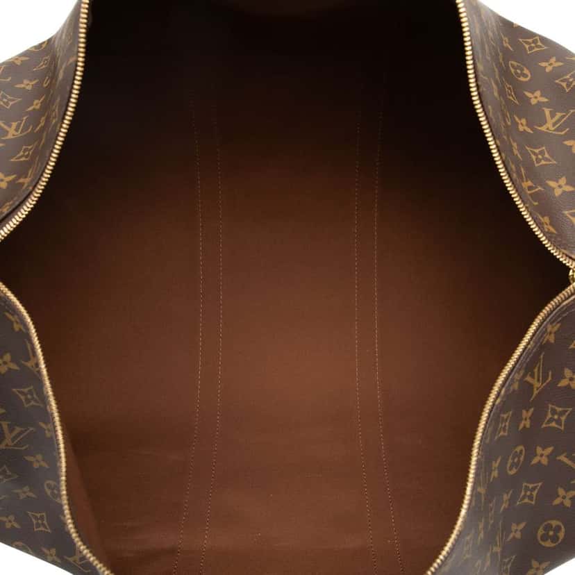 Louis Vuitton Monogram Keepall 60 Brown Good condition - Model View