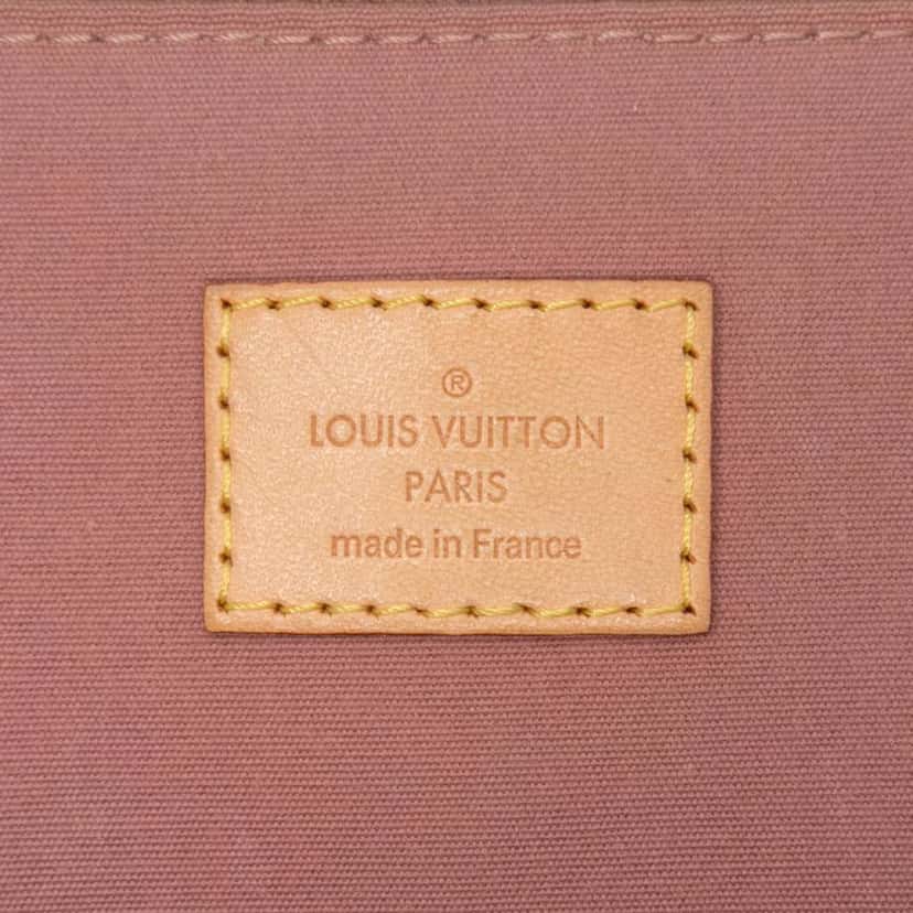 Louis Vuitton Monogram Vernis Alma PM Brown Leather Good condition - Box View