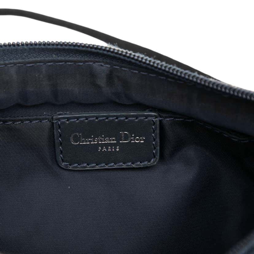 Dior Diorissimo Trotter Canvas Pochette Blue Canvas Good condition - Box View