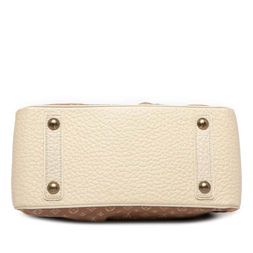 Louis Vuitton Monogram Mini Lin Trapeze PM Brown Canvas Good condition - Inside View