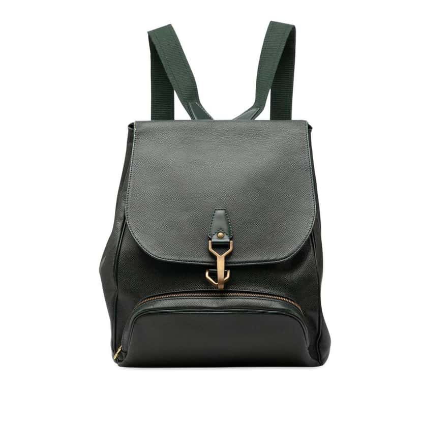 Louis Vuitton Taiga Cassiar Green Leather Good condition - Front View