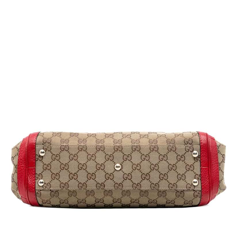 Gucci GG Canvas Bella Satchel Brown Canvas Good condition - Inside View