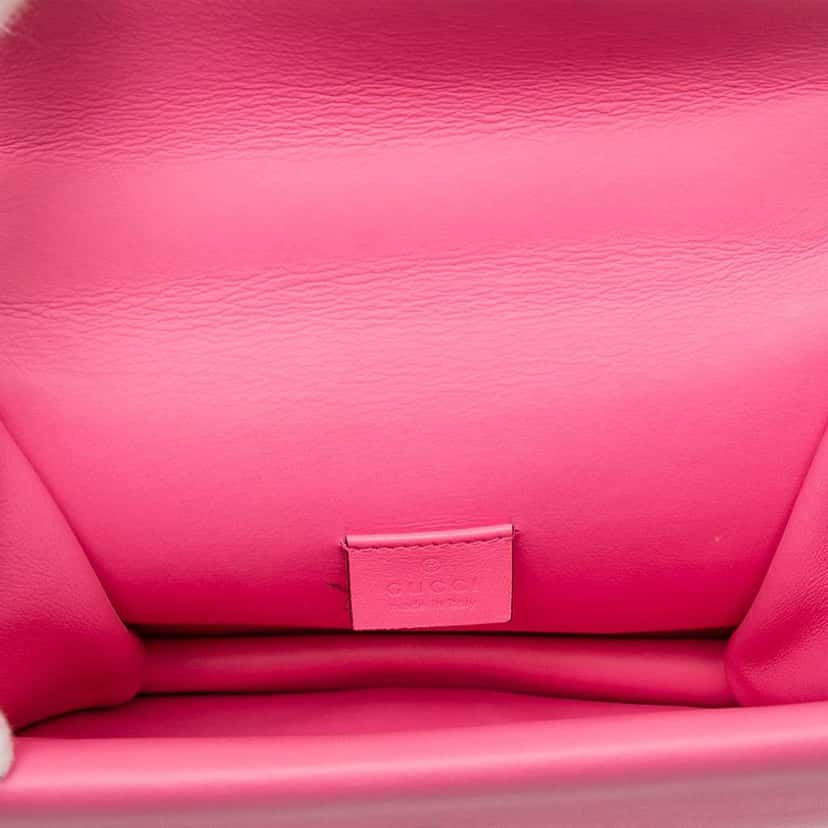 Gucci Small Suede Dionysus Crossbody Pink Leather Very good condition - Model View