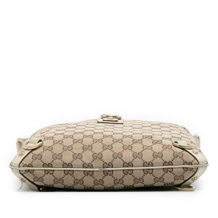 Gucci GG Canvas Abbey D Ring Crossbody Brown Canvas Good condition - Inside View