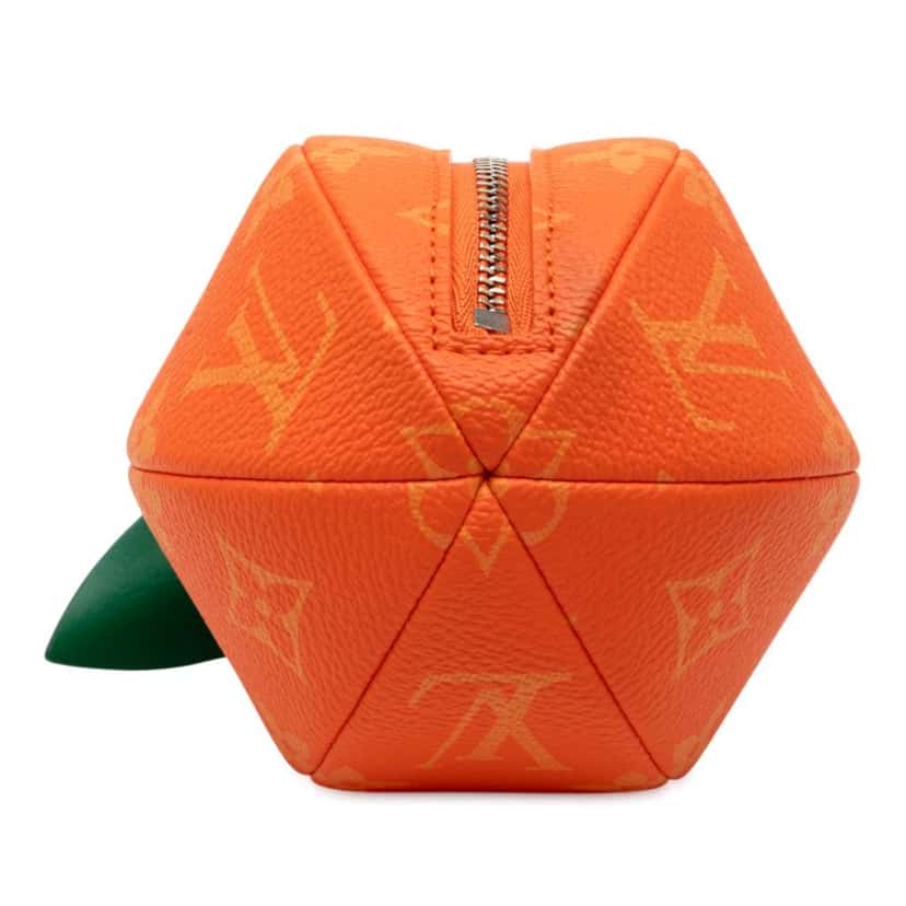 Louis Vuitton Monogram Orange Pouch Orange Very good condition - Inside View