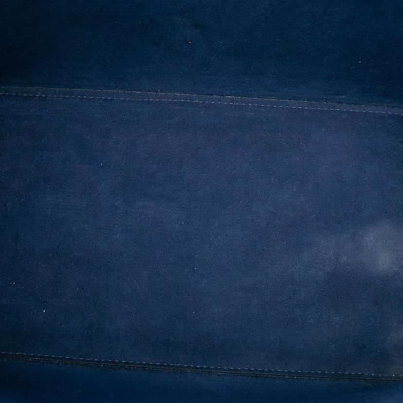 Louis Vuitton Epi Neverfull MM Blue Leather Good condition - Model View
