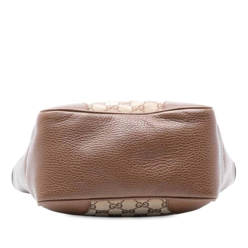Gucci Small GG Canvas Bree Satchel Brown Canvas Good condition - Inside View