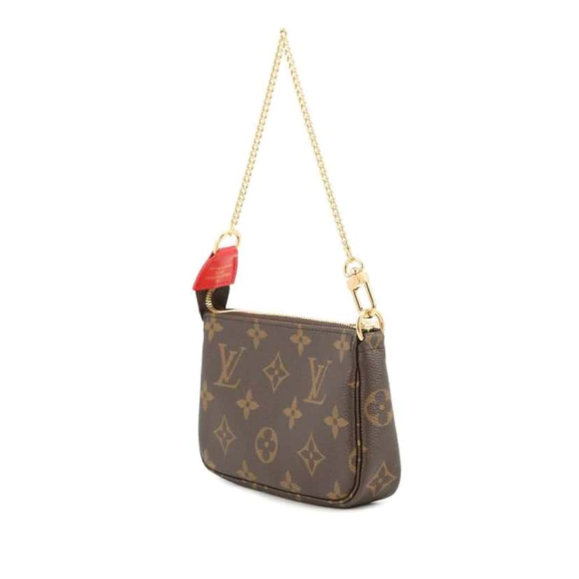 Louis Vuitton Monogram Vivienne Christmas Mini Pochette Accessoires Brown Good condition - Back View