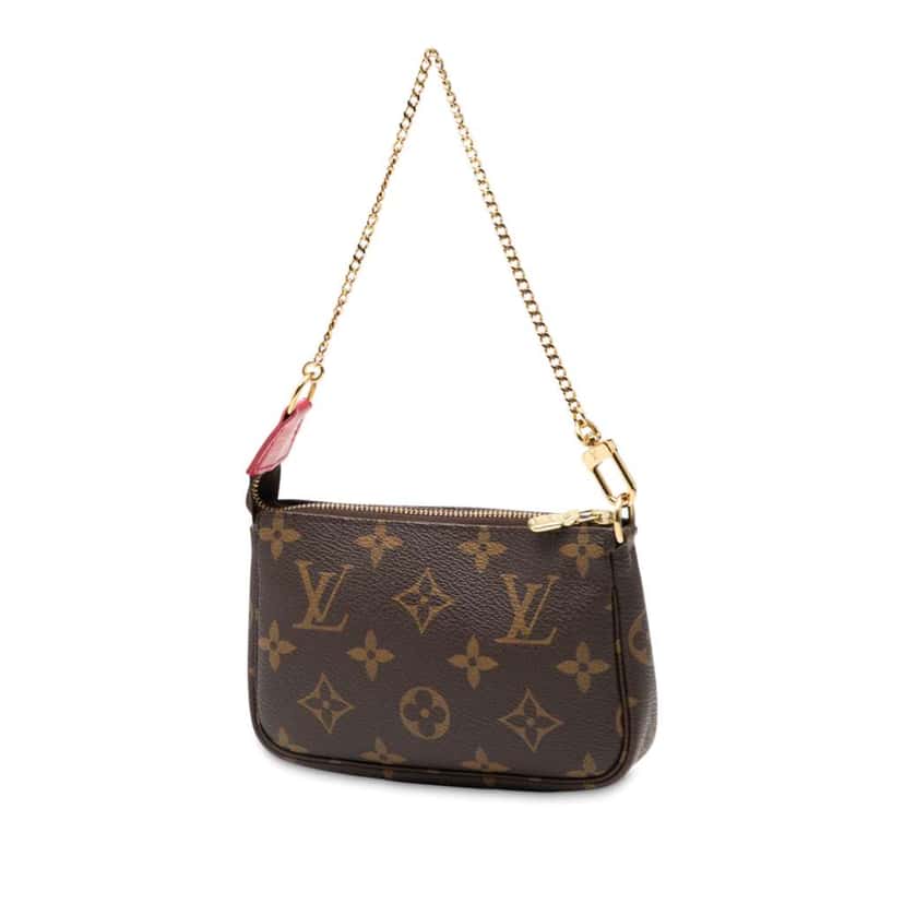 Louis Vuitton Monogram Vivienne Christmas Roller Coaster Mini Pochette Accessoires Brown Good condition - Back View