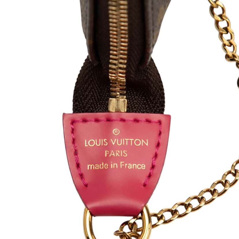 Louis Vuitton Monogram Vivienne Christmas Roller Coaster Mini Pochette Accessoires Brown Good condition - Box View