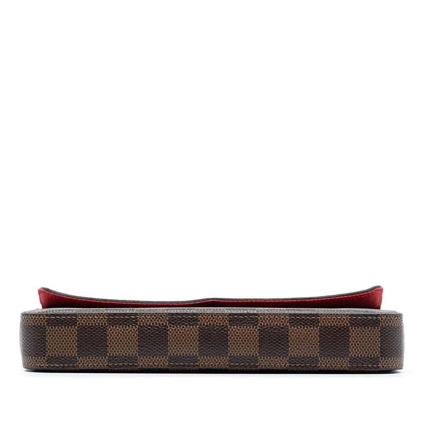 Louis Vuitton Damier Ebene Pochette Felicie Brown Good condition - Inside View