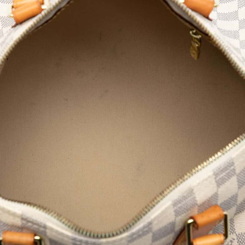 Louis Vuitton Damier Azur Speedy Bandouliere 30 White Good condition - Model View