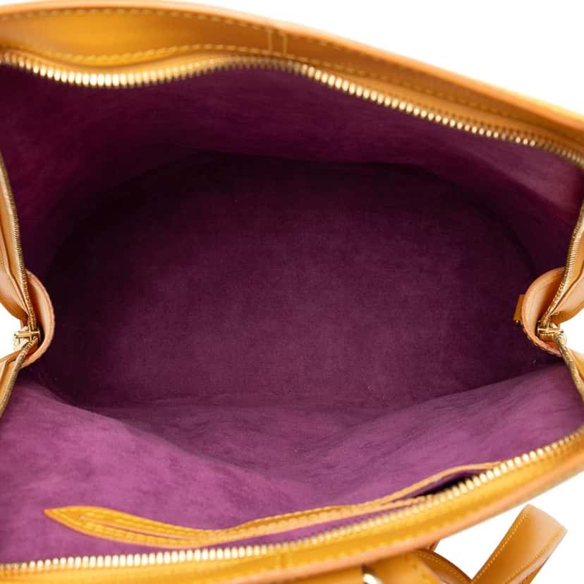 Louis Vuitton Epi Gobelins Yellow Leather Good condition - Model View