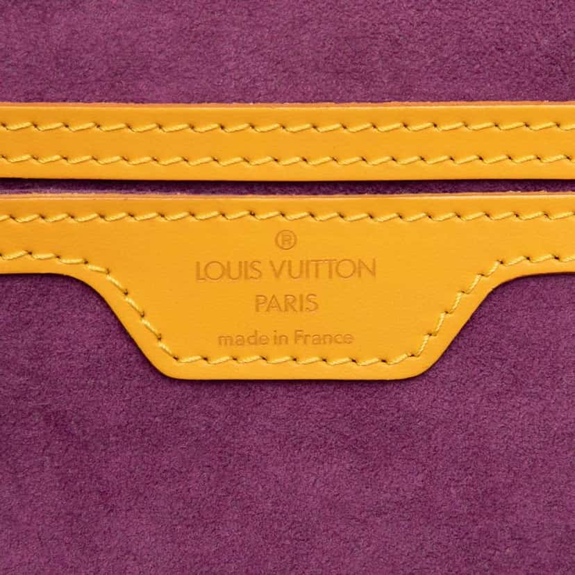 Louis Vuitton Epi Gobelins Yellow Leather Good condition - Box View