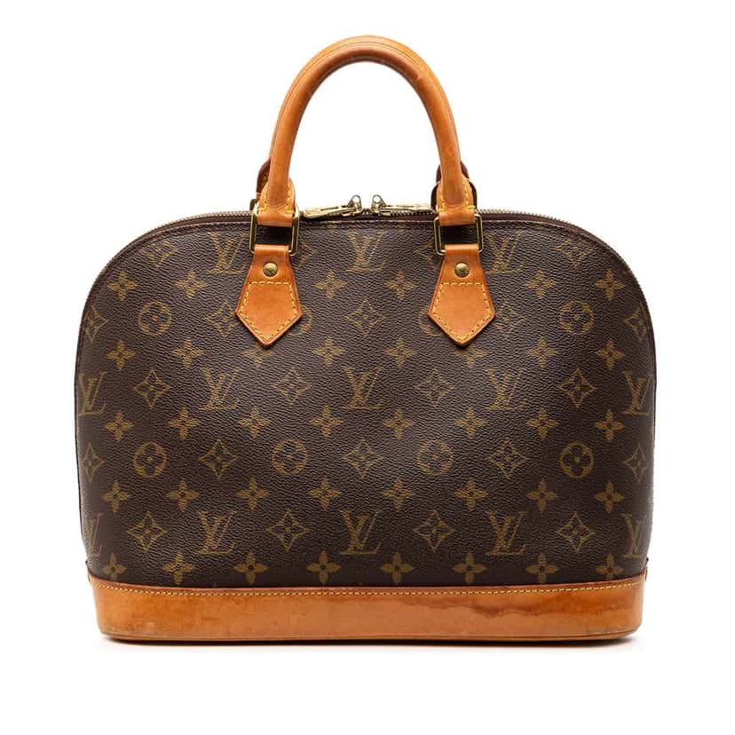 Louis Vuitton Monogram Alma PM Brown Good condition - Front View