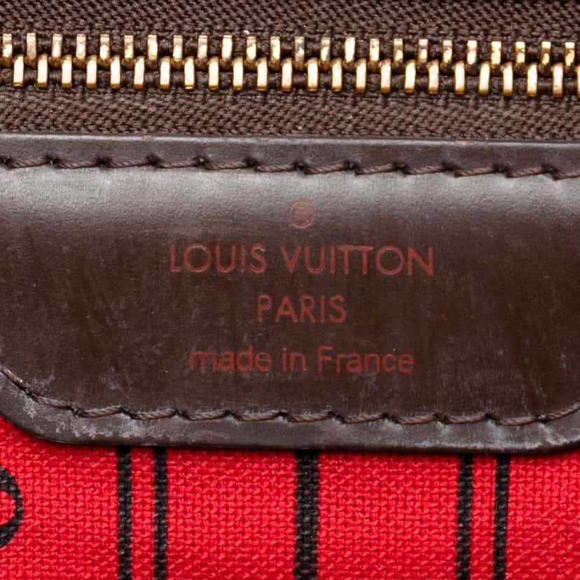 Louis Vuitton Damier Ebene Neverfull GM Brown Good condition - Box View