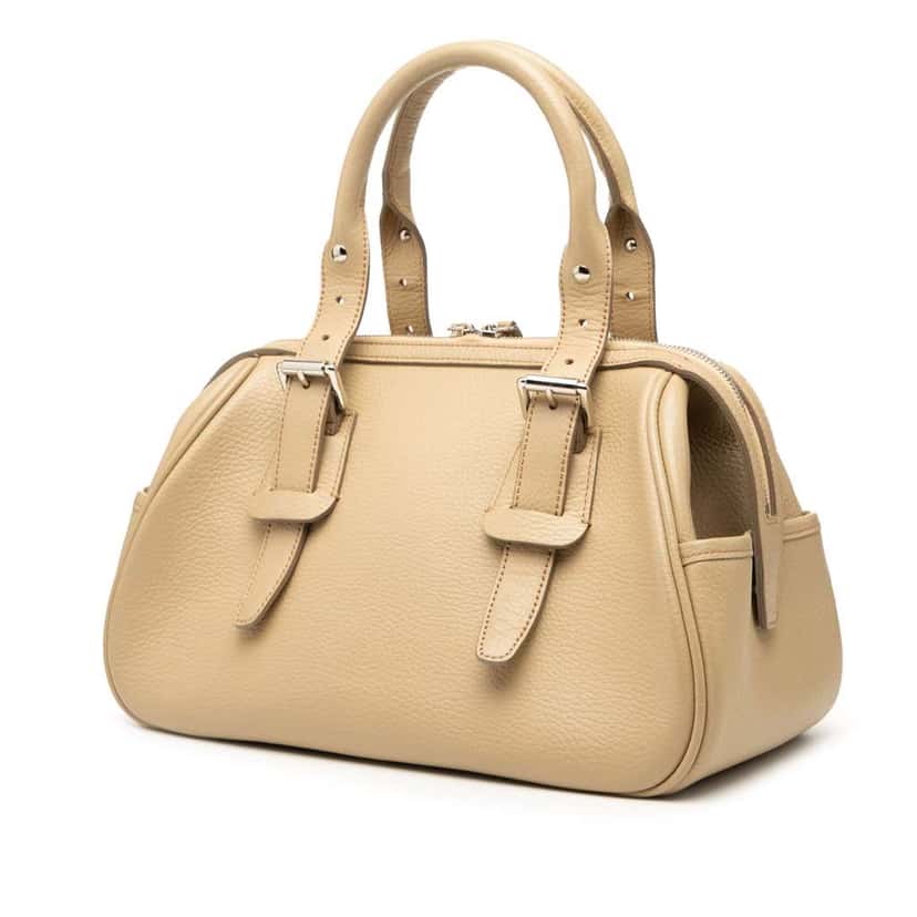 Burberry Leather Handbag Brown Leather Good condition - Back View
