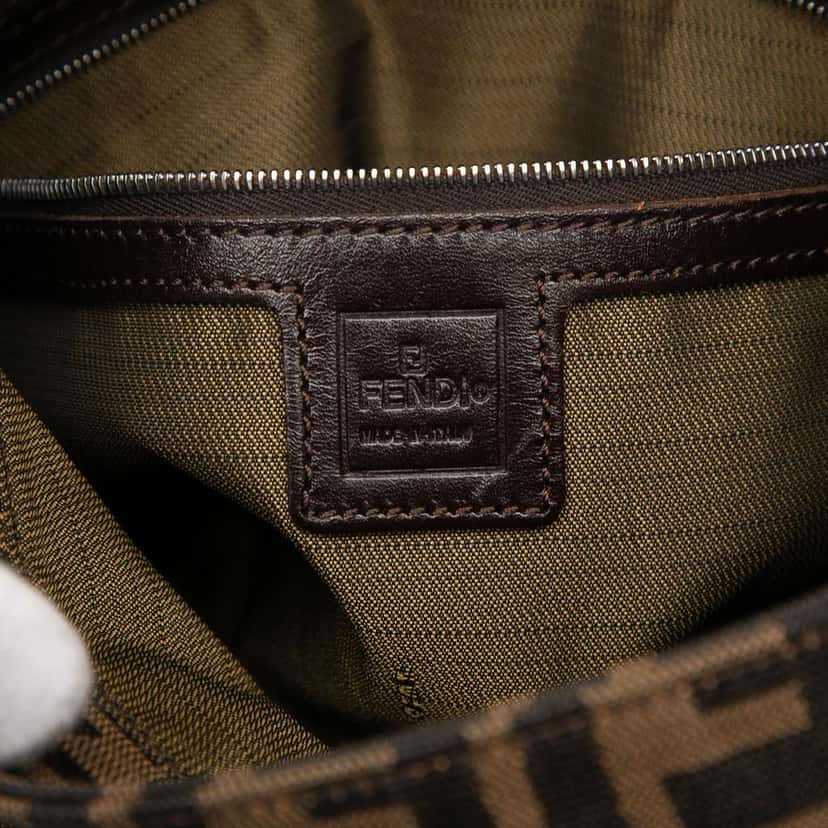 Fendi Zucca Canvas Mamma Forever Brown Canvas Good condition - Box View