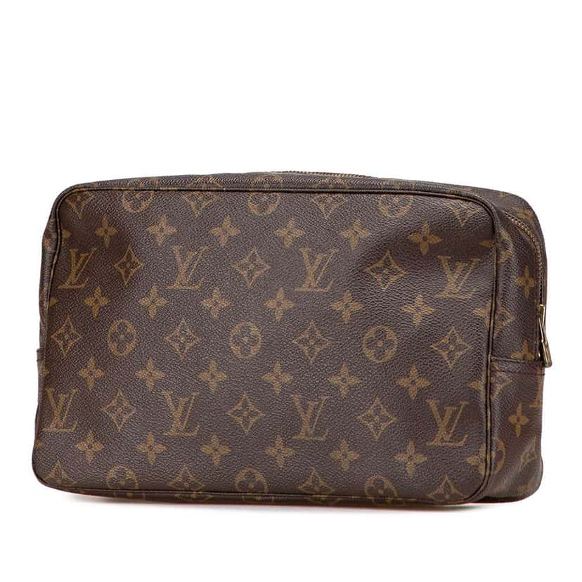 Louis Vuitton Monogram Trousse Toilette 28 Brown Good condition - Back View