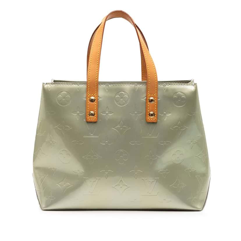 Louis Vuitton Monogram Vernis Reade PM Grey Leather Good condition - Front View