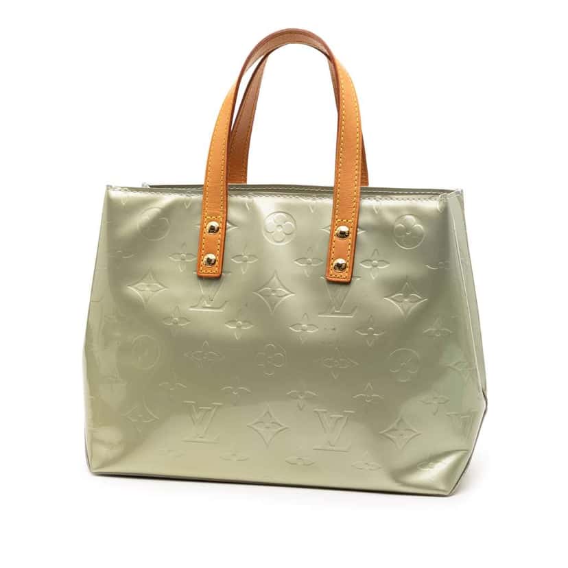 Louis Vuitton Monogram Vernis Reade PM Grey Leather Good condition - Back View