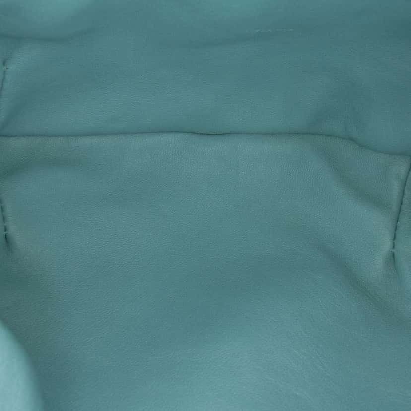 Bottega Veneta Mini Shearling Jodie Blue Very good condition - Model View
