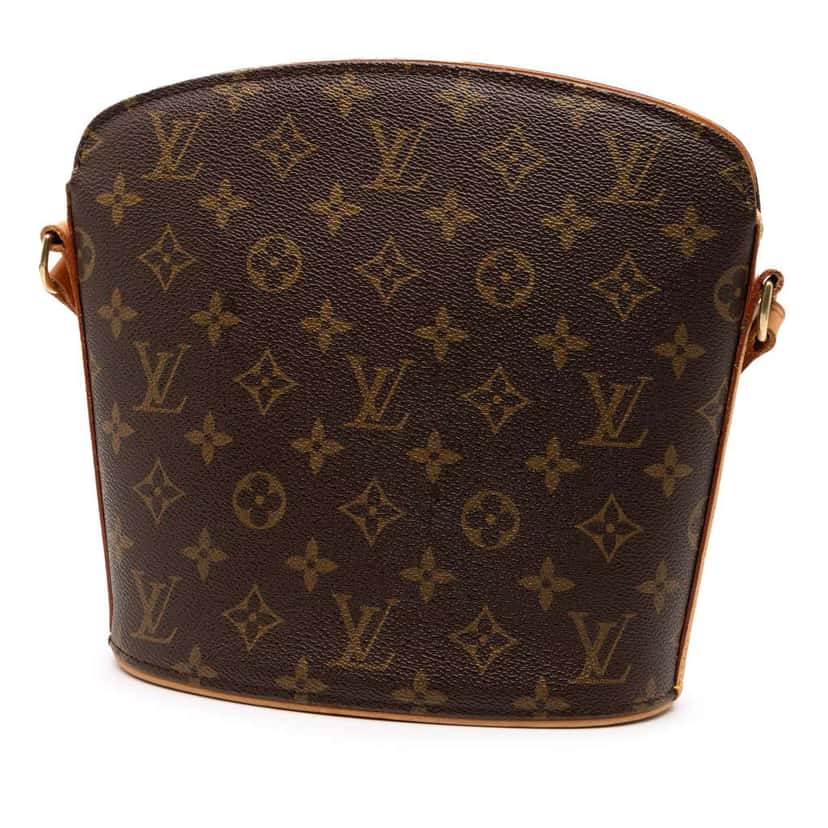 Louis Vuitton Monogram Drouot Brown Good condition - Back View
