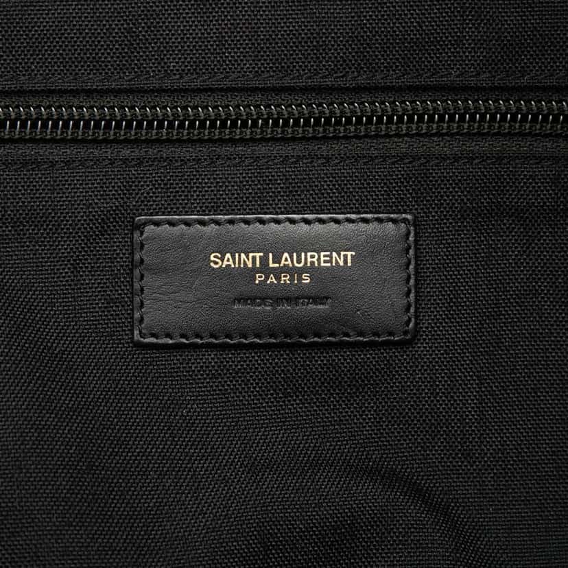 Saint Laurent Nylon and Denim Classic Hunting Backpack Black Good condition - Box View