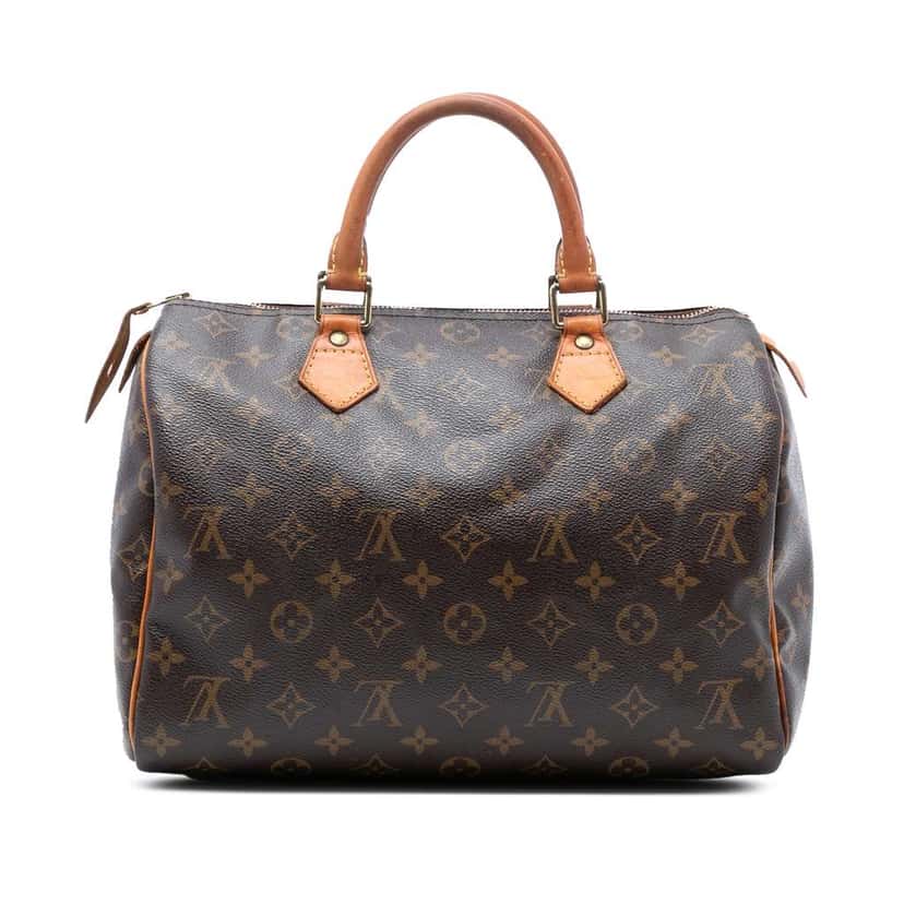 Louis Vuitton Monogram Speedy 30 Brown Good condition - Front View