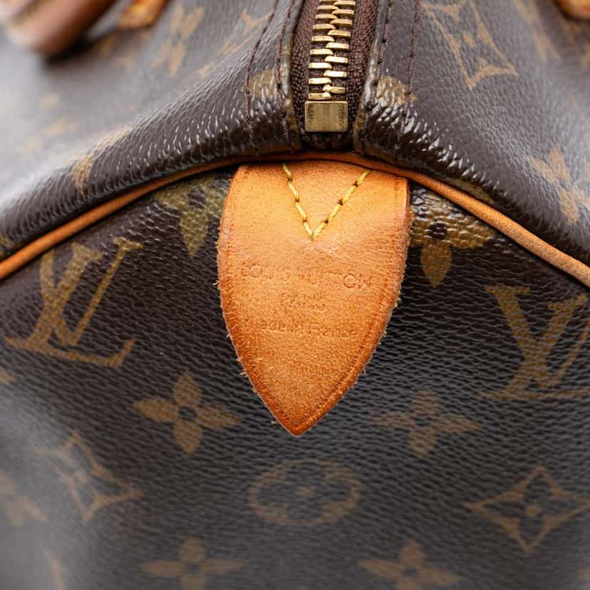 Louis Vuitton Monogram Speedy 30 Brown Good condition - Box View