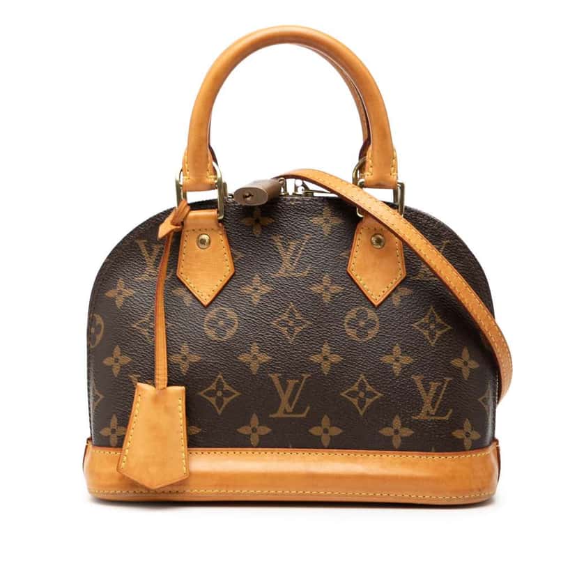 Louis Vuitton Monogram Alma BB Brown Good condition - Front View