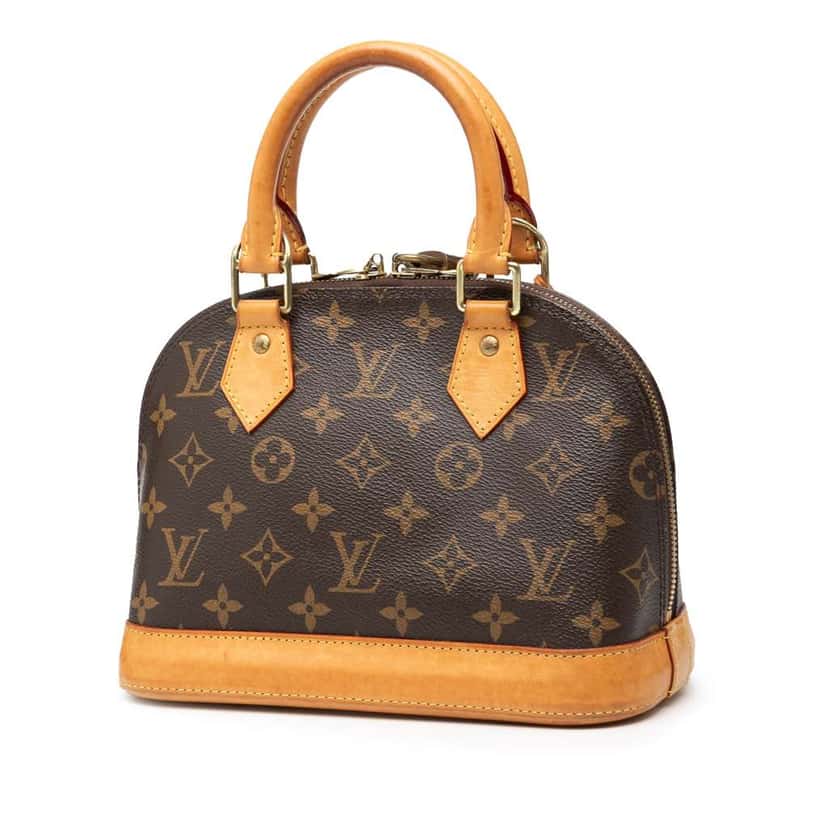 Louis Vuitton Monogram Alma BB Brown Good condition - Back View
