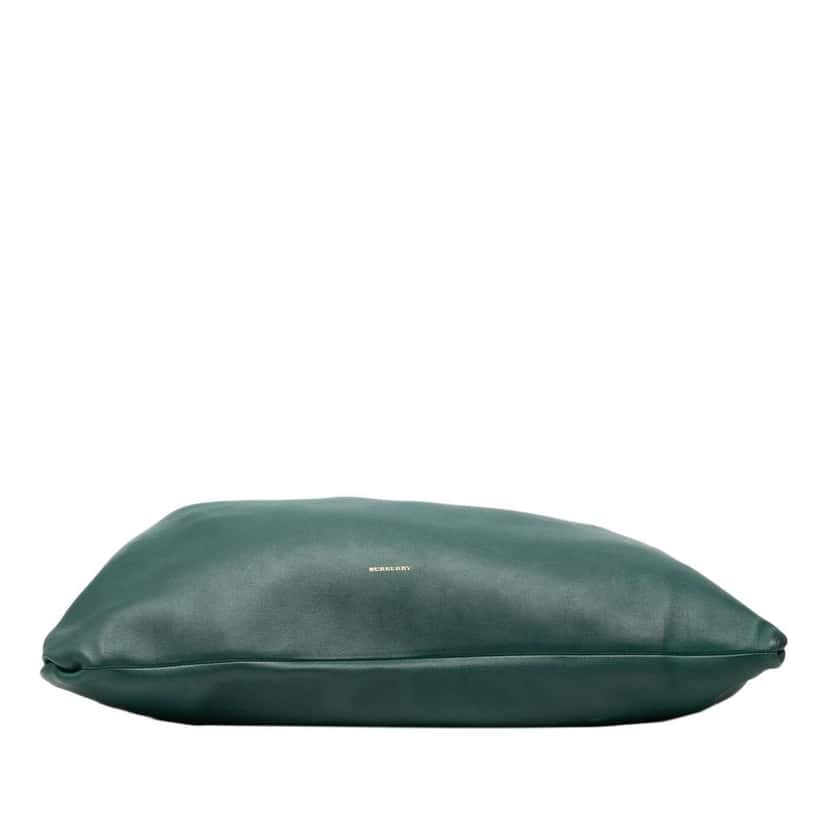 Burberry Soft Leather Wrapped Chain Shopper Hobo Green Leather Very good condition - Inside View