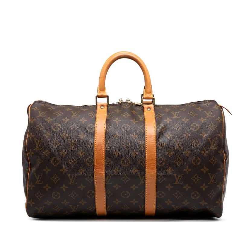 Louis Vuitton Monogram Keepall 45 Brown Good condition - Front View