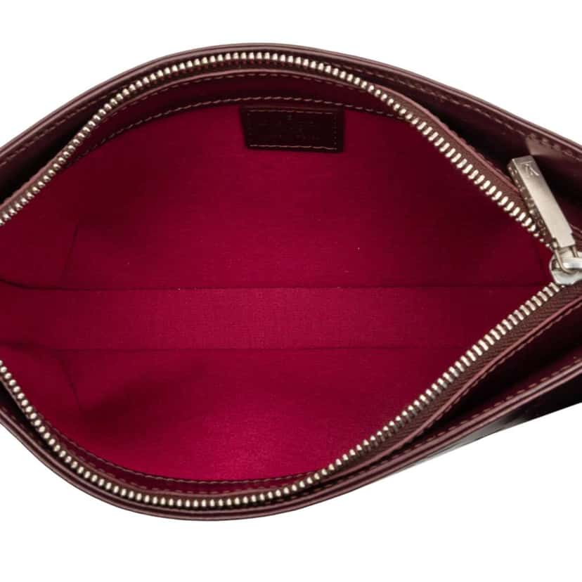 Louis Vuitton Monogram Mat Fowler Purple Leather Good condition - Model View