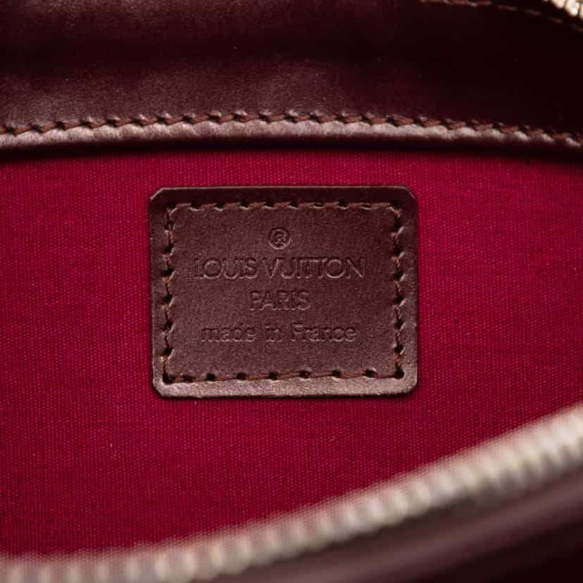 Louis Vuitton Monogram Mat Fowler Purple Leather Good condition - Box View