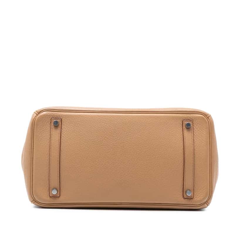 Hermès Togo Birkin Retourne 35 Brown Leather Good condition - Inside View