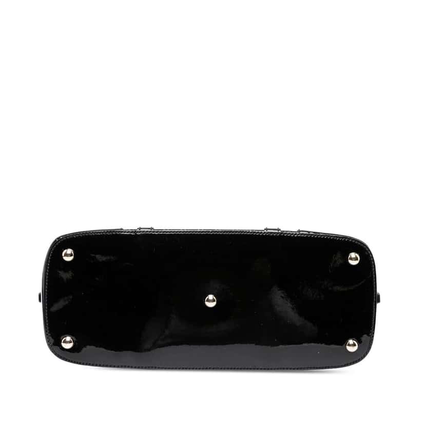 Gucci Small Microguccissima Patent Nice Satchel Black Leather Good condition - Inside View