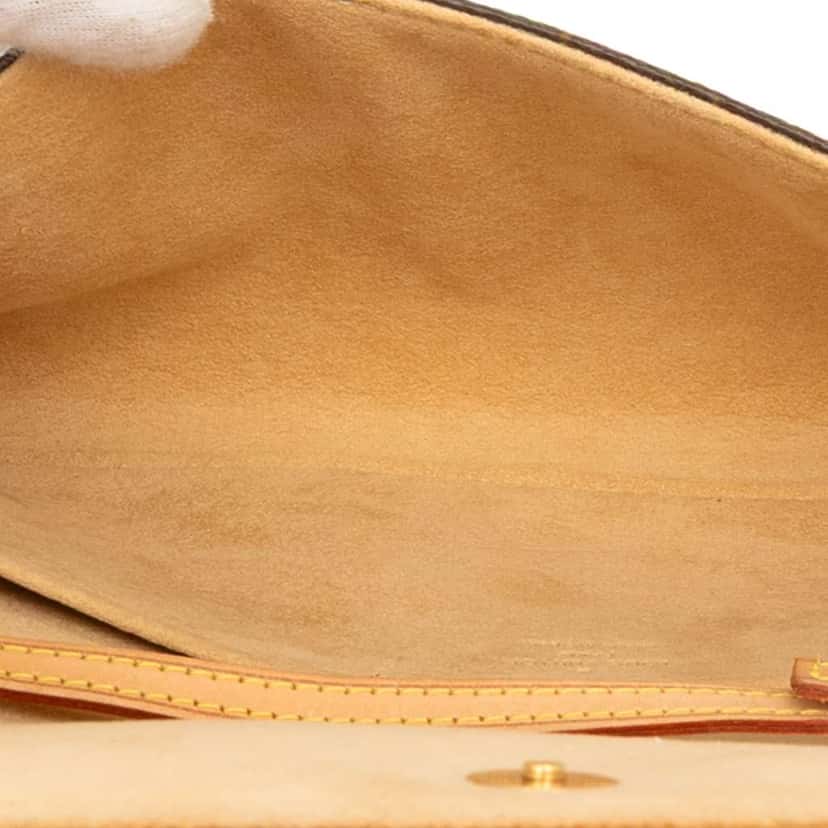 Louis Vuitton Monogram Pochette Twin GM Brown Good condition - Box View