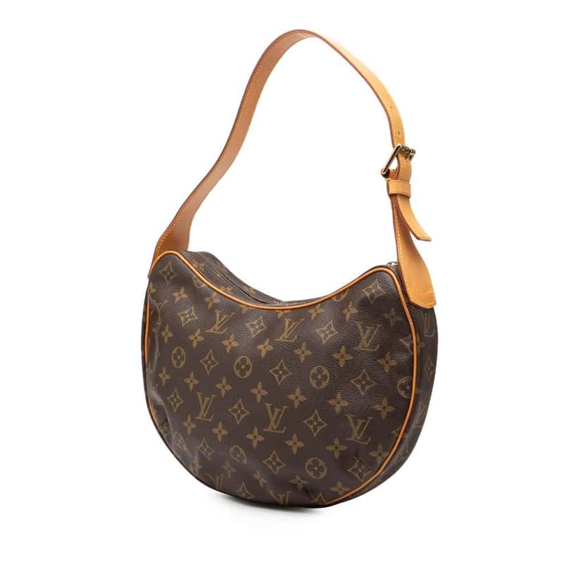 Louis Vuitton Monogram Croissant MM Brown Good condition - Back View
